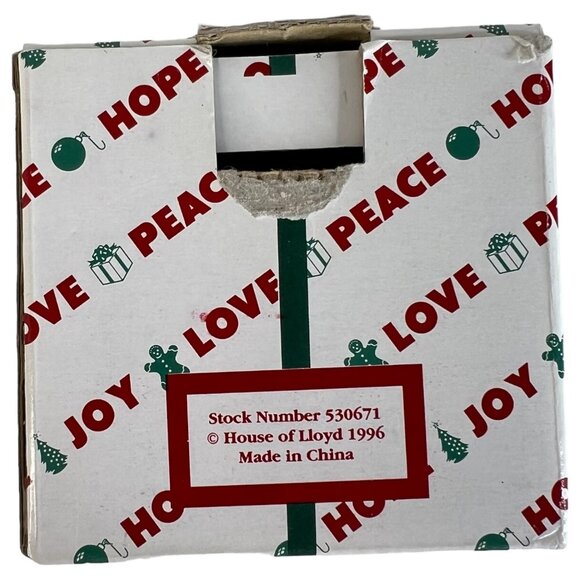 1996 House Of Lloyd Christmas Ornaments Set Of 3 Gingerbread Ginger Nuts Santa - Picture 9 of 10